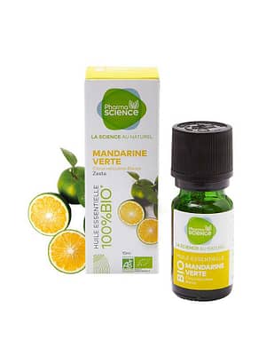 Pharmascience mandarine verte bio huile essentielle 10ml